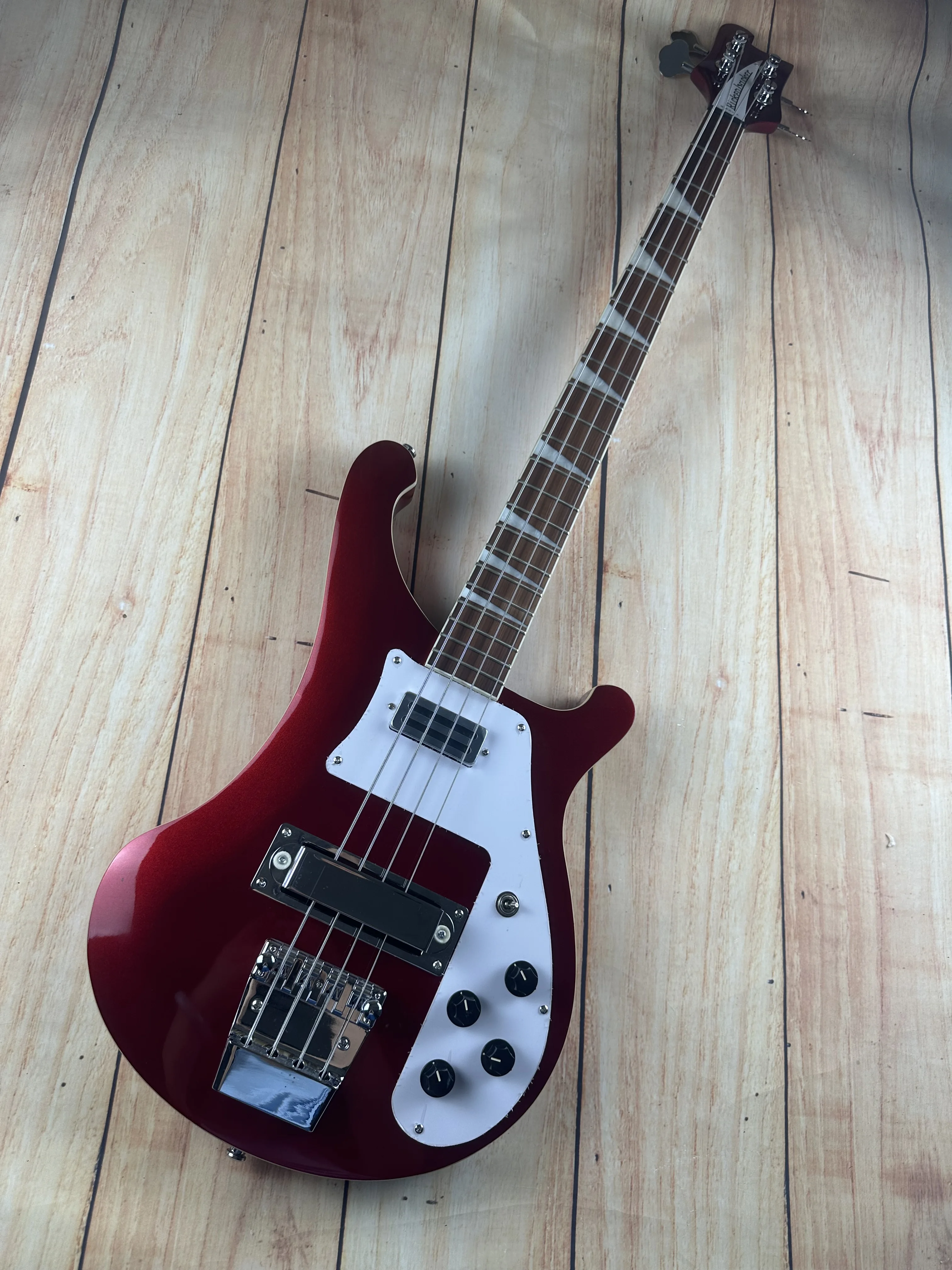 Ricken 4003 басовая электрическая гитара хромированная металлическая