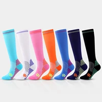 new sports multi color socks leggings unisex pressure sport socks outdoor running comfortable compression socks drop shipping