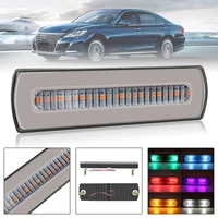 modified car rear warning light reversing safety lamp led turn signal two color brake flow steering taillights for car trucks
