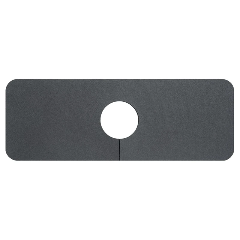

HOT-1Pcs Splash Guard For Sink Faucet, Absorbent Fast Drying Mat, Splash Guard Behind Faucet Drip Catcher For Kitchen