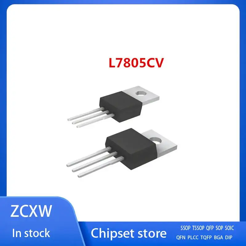 10 шт./лот L7805CV L7805 LM7805 MC7805 7805 TO-220 1.5A 5V