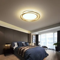 led ceiling overhead lamp for bedroom dining study room round kitchen modern roofing home lighting remote control lustre fixture