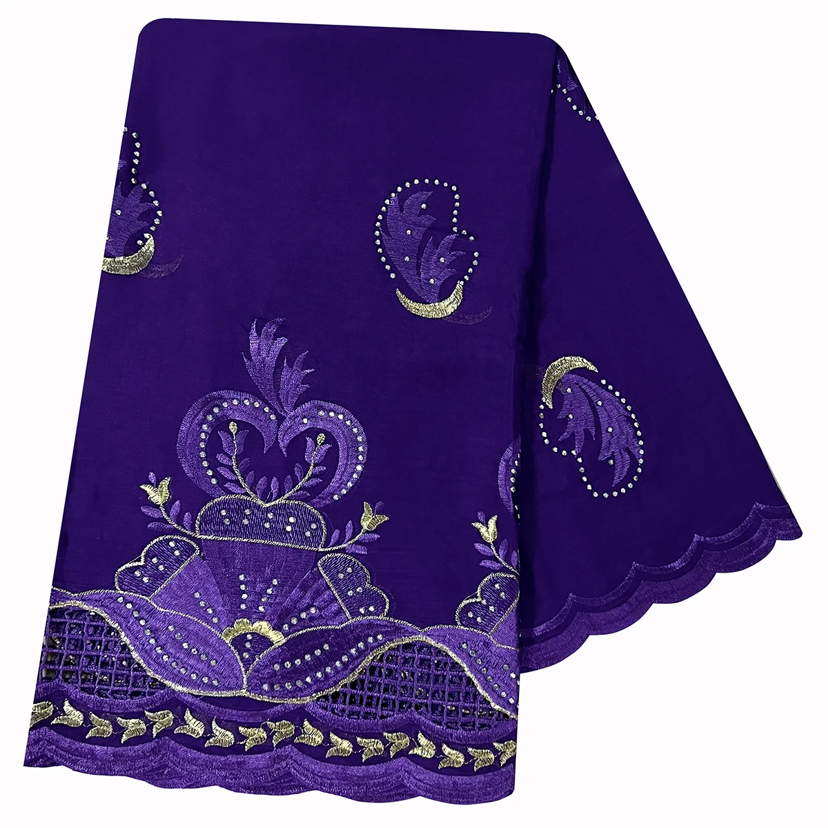 Новинка 2024 г. Лидер продаж 100% хлопок яркий Африканский женский хиджаб ажурный