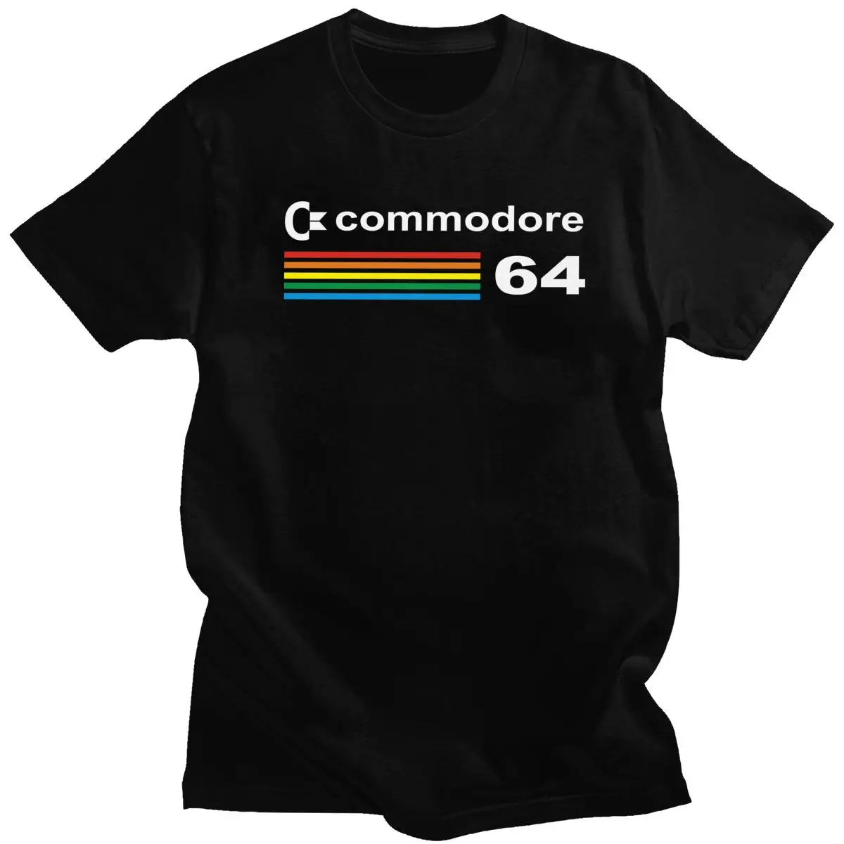 

Commodore 64 T Shirt Streetwear Tshirt Men Cotton C64 Amiga Computer Geek Nerd Tee Tops Short Sleeved Fashion T-shirt Merch