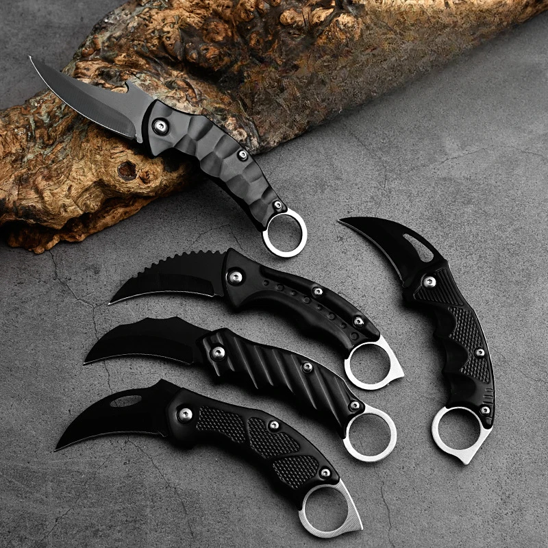 1 шт. керамбит нож в форме лезвия из нержавеющей стали для кемпинга самообороны