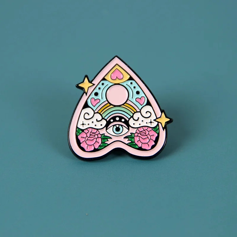 

Love Art Jewelry Friend Gifts Garment Lapel Fashionable Creative Cartoon Brooch Lovely Enamel Badge Clothing Accessories