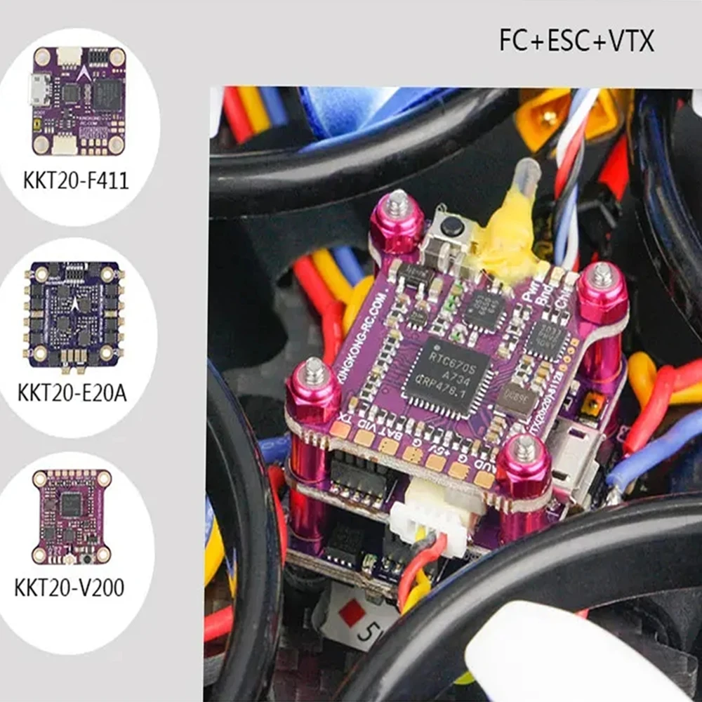 Гоночный Дрон LDARC/KINGKONG ET125 125 мм 2 8 дюйма FPV фотокамера Runcam Nano2 с бесщеточным Мотором