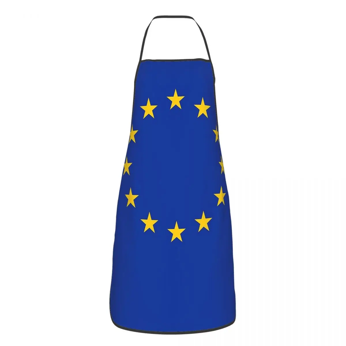 

Фартук для дома, кухонный нагрудник унисекс с европейским и Европейским флагом, со звездами ЕС, для уборки шеф-повара, для приготовления пищи, для взрослых