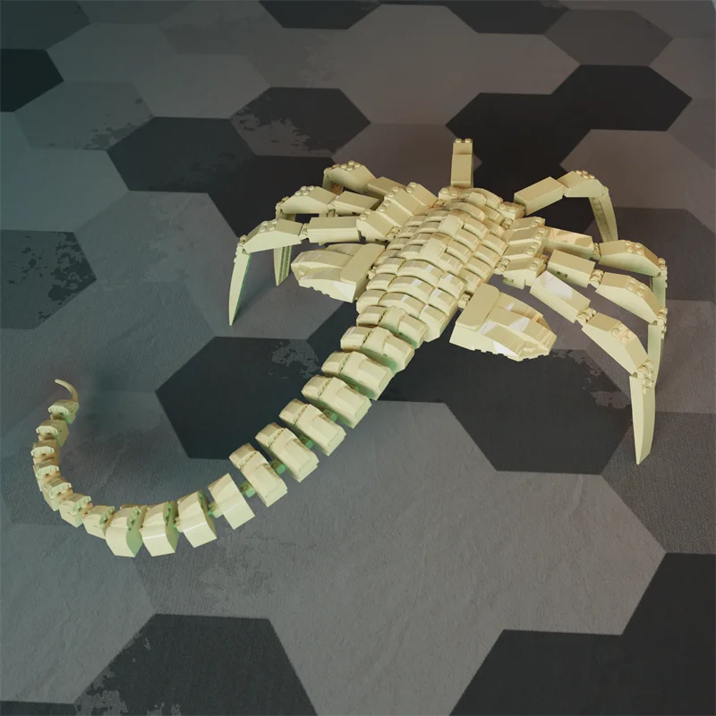 Xenomorph Facehugger Фигурка Строительные блоки Aliened Face HuggerRobot Крутые игрушки ужасов на