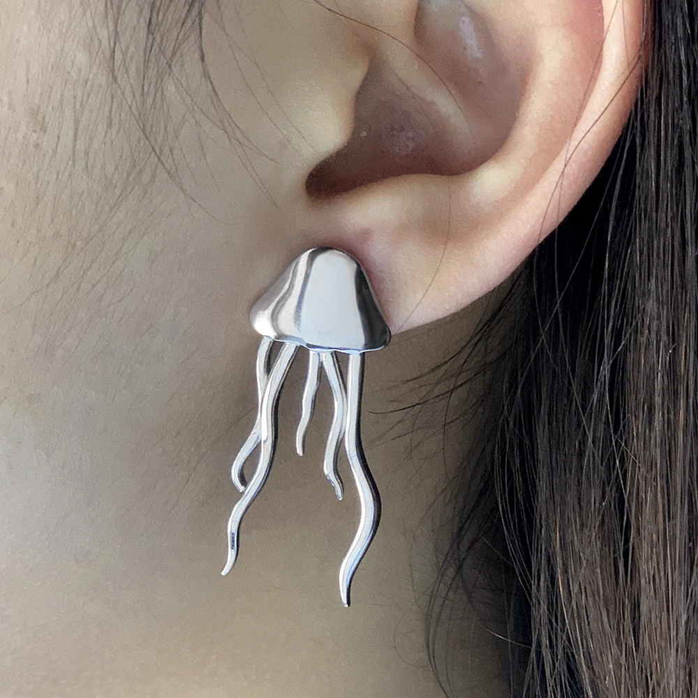 Женские серьги из нержавеющей стали морская серия пирсинг-гвоздик