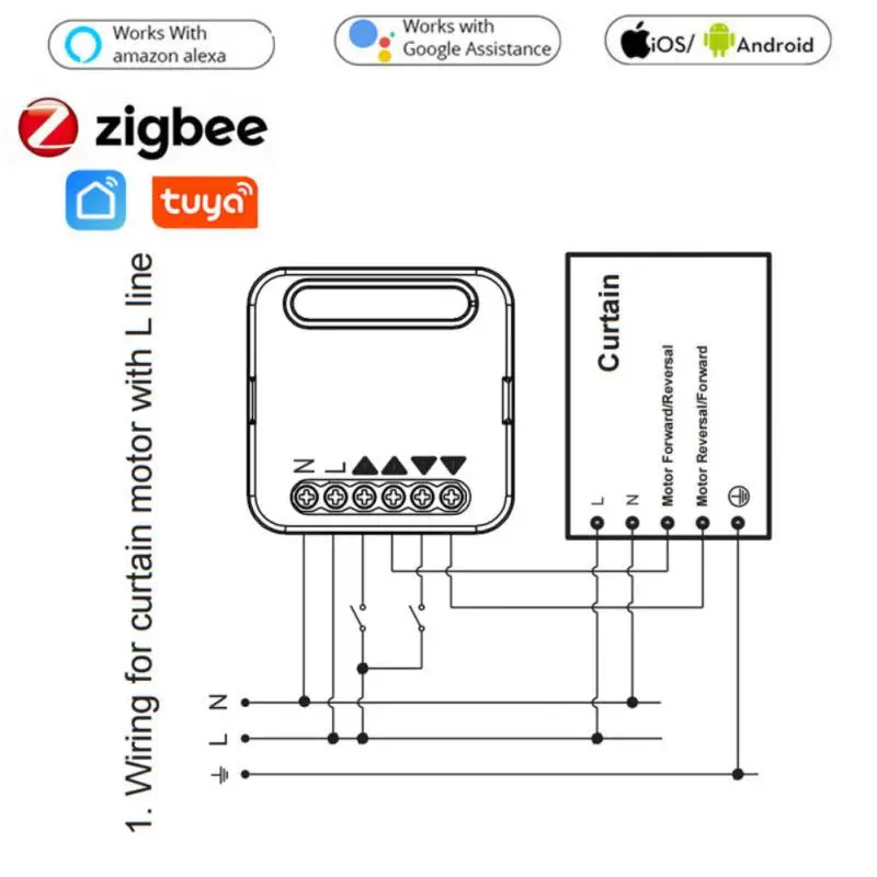 

16A Zigbee 3.0 DIY Mini Switch For Tuya Smart Life Timing Wireless Control Relay Automation Modules Work With Alexa Google Home