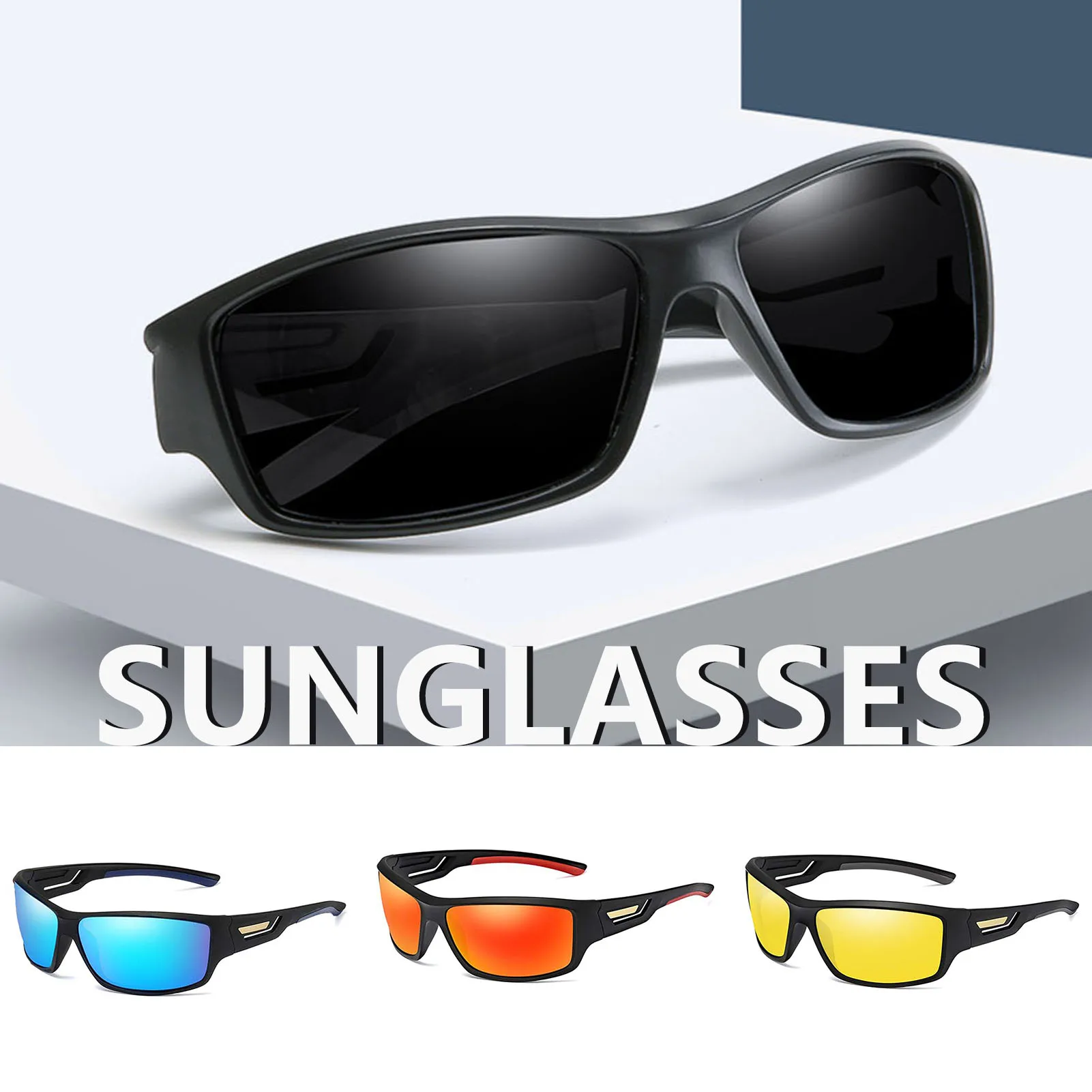 

Очки для вождения унисекс, антибликовые солнцезащитные очки с защитой от песка, для езды на открытом воздухе, кемпинга, велоспорта, походов, ...