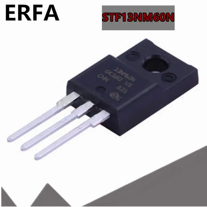 

10 шт./лот 13NM60N STF13NM60N F13NM60N N-channel 600V Power MOSFET TO-220F