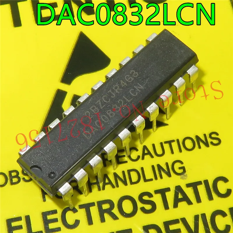 1 шт./лот DAC0832LCN DAC0832 DIP-20 DAC0832 8-Bit P совместимый двойной буферный преобразователь D на A