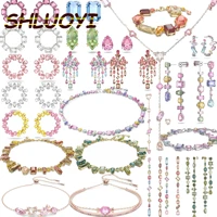 swa gema 2022 fine jewelry sets trendy earrings bracelet necklace for women geometric shapes christmas best gift with logo