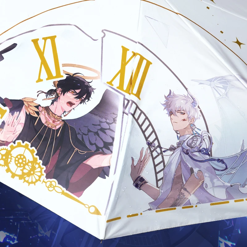 Фото Зонт всепогодный Link Click Anime с персонажами Чэн Сяоши, Лу Гуан, Ши Гуан, Дай Ли, Жэнь, ветрозащитный, автоматическое открытие/закрытие №3