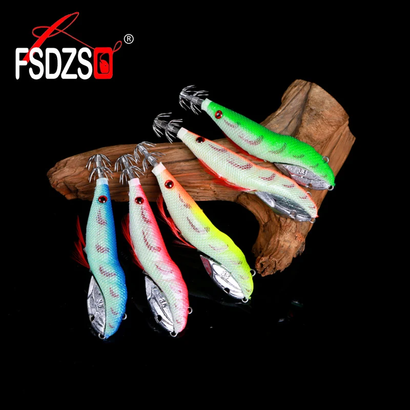 Светящийся японский джиг-блесна для кальмаров 30 г | Спорт и развлечения