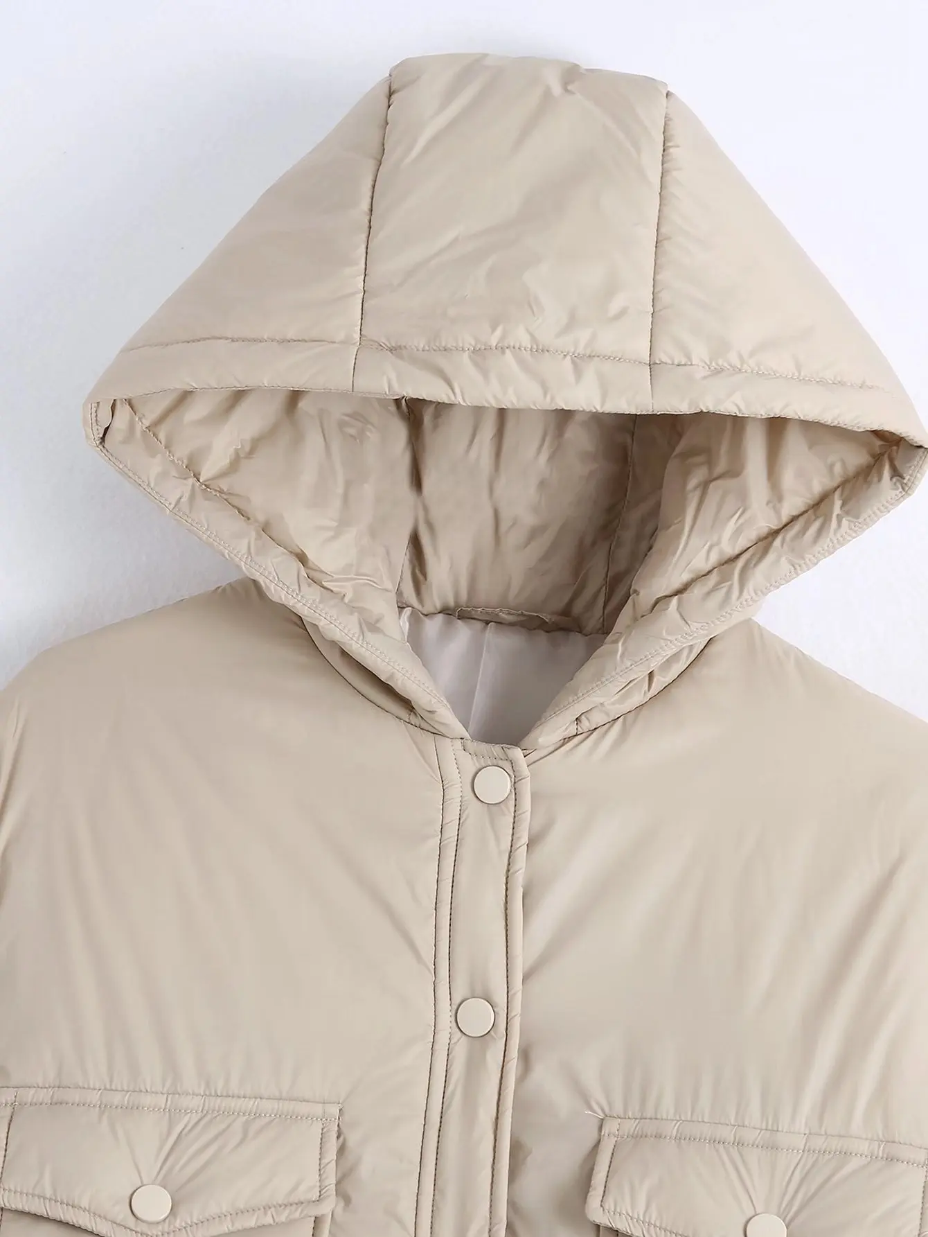 Autumn New Fashion Casual Loose Hooded Cotton Shirt Coat Women Winter Jacket Women