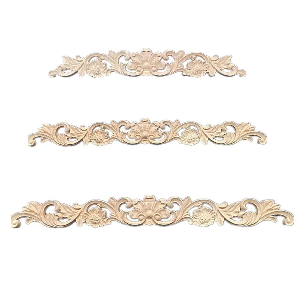 2 шт. деревянные резьбовые цветы 40-56 см