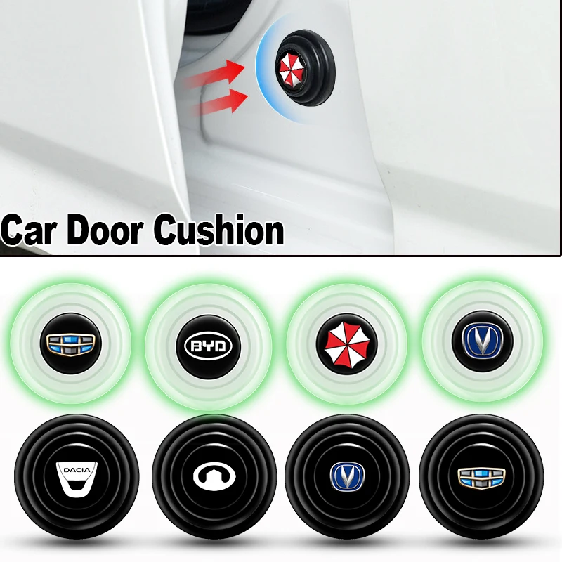 

4pcs Car Door Cushioning Anti-collision Pad for Abarth 595 Competizione Carbono 500 695 124 Puto Spider Ompetizione Accessories
