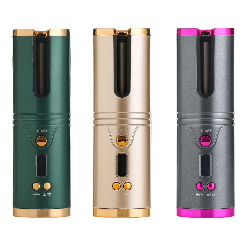 

Автоматическая Плойка для волос, портативная, беспроводная, с разъемом USB, автоматические вращающиеся керамические бигуди, электрические и...