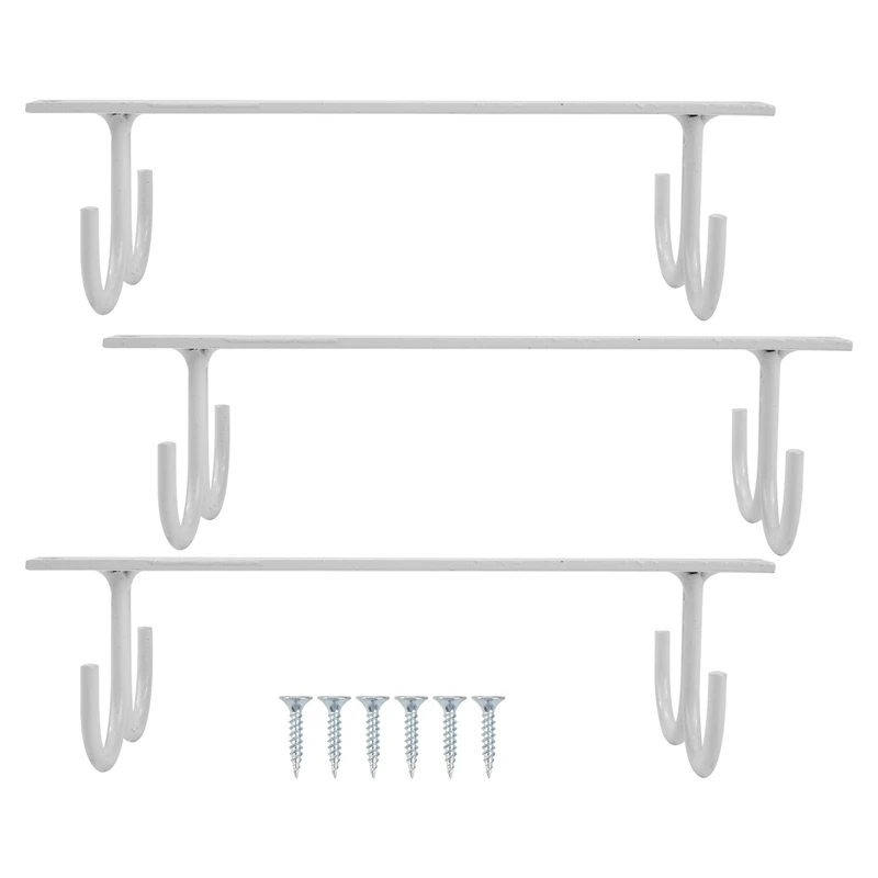 

Mug Rack Under Cabinet - Coffee Cup Holder, 12 Mugs Hooks Under Shelf, Display Hanging Cups Drying Hook