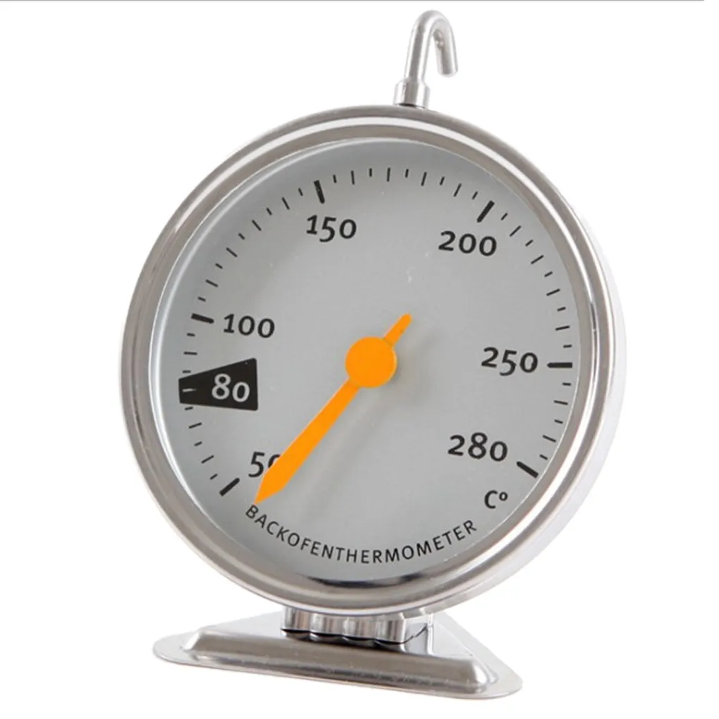 

New Stainless Steel Oven Thermometer Hang Or Stand Large Dial Baking BBQ Cooking Meat Food Temperature Measurement