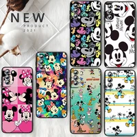 disney mickey mouse anime for samsung galaxy s22 s21 s20 fe ultra pro lite s10 5g s10e s9 s8 plus s7 edge black phone case