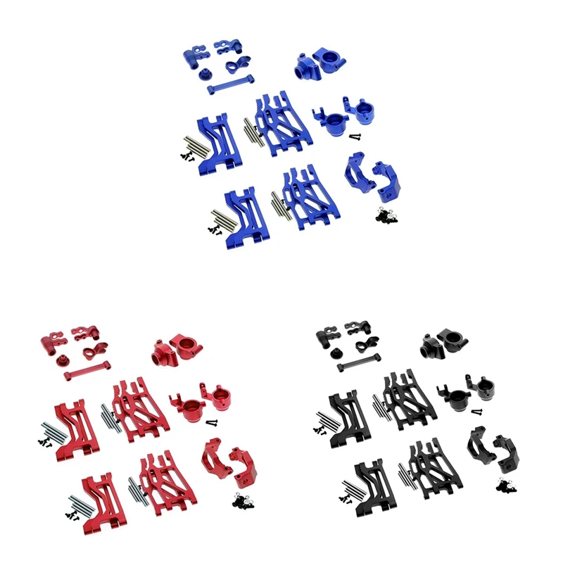 

1 Set Metal Upgrade Parts Kit Suspension Arm Steering Block For 1/10 Traxxas Maxx Monster Truck Upgrades Accessories