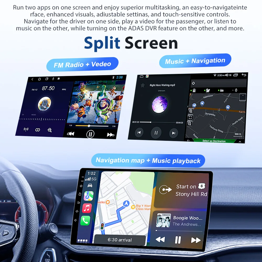 Автомагнитола Android 16 для Toyota Sienna XL30 2009-2014, мультимедийный видеоплеер 5G, GPS-навигация, сенсорный экран, Bluetooth (art.: 3920d97d2d765) - 3920d97d2d765