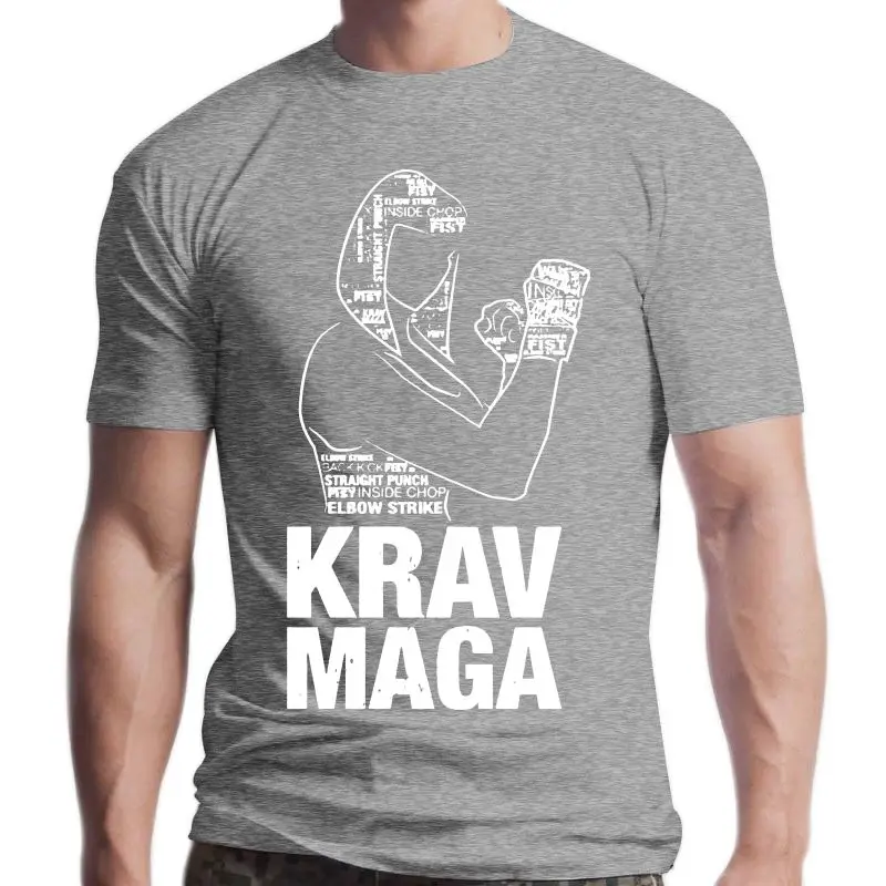 

Новинка Krav Maga футболка симпатичная летняя хлопковая с круглым вырезом модная винтажная создать нормальную рубашку