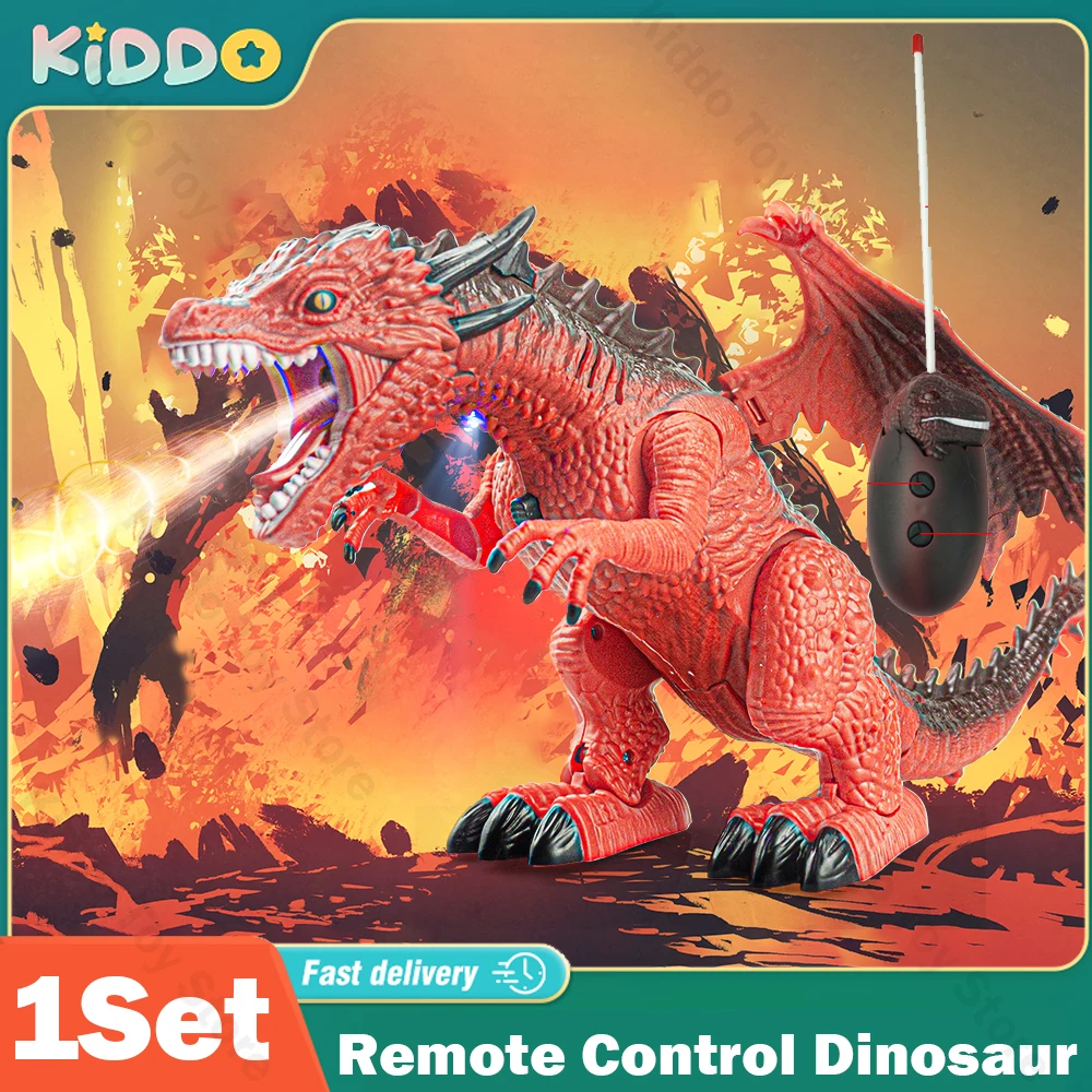 

Динозавр с дистанционным управлением, игрушки для детей, искусственный робот, игрушка-спрей со звуком, симуляционные Игрушки для мальчиков и девочек, для детей