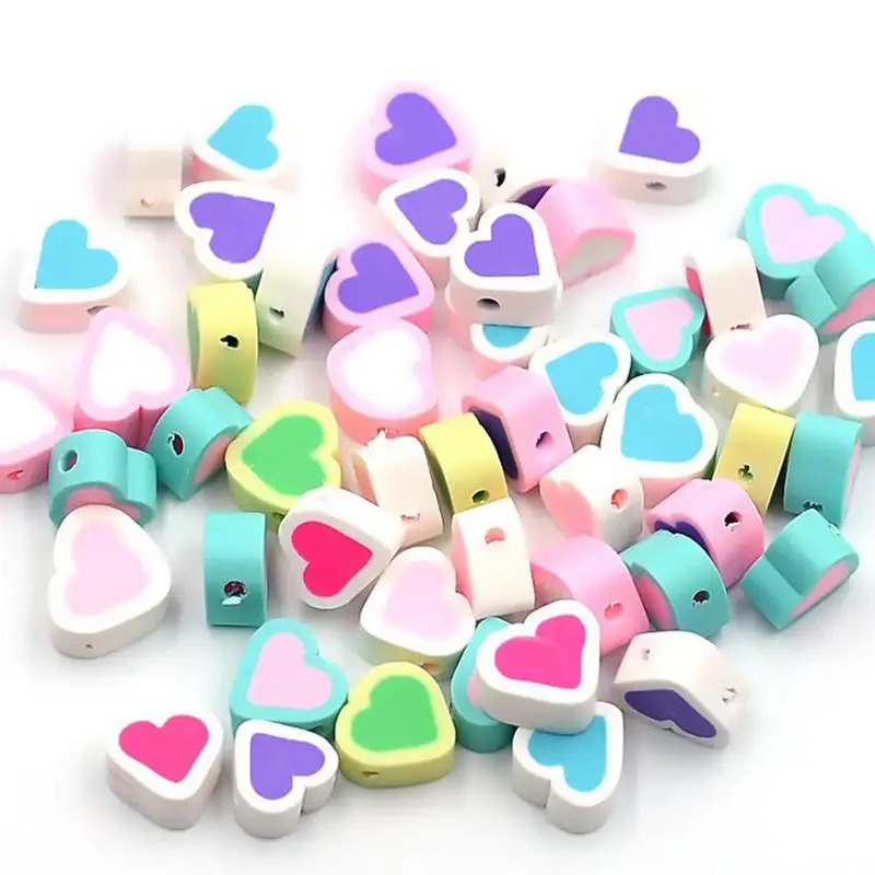 

100pcs Clay Spacer Beads Fruit Shape Beads Bracelet Making Kit Crafts Gifts Set With Gift Box For Girls Teens Birthday Gifts