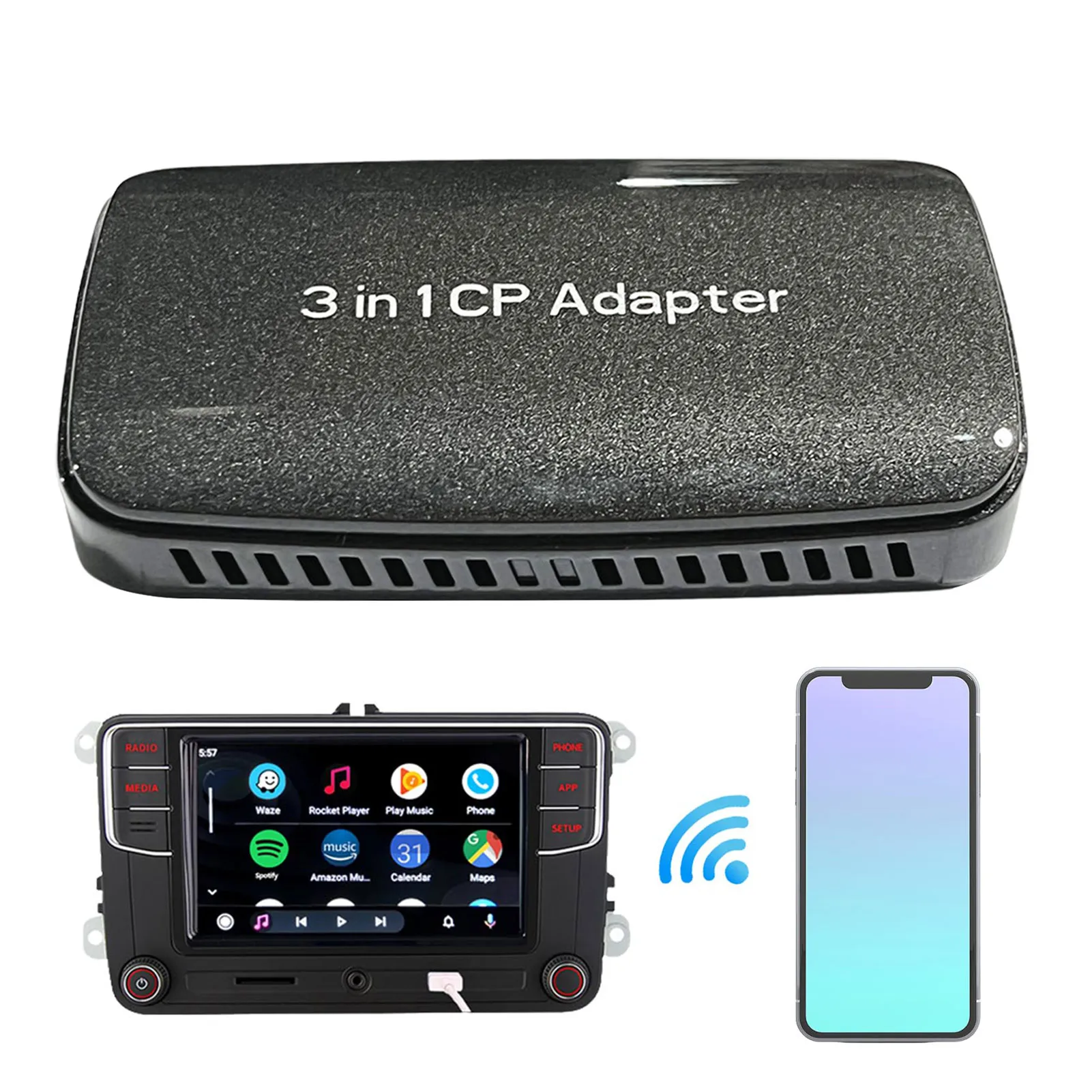 

Car Carplay Box Smart Car Box Plug And Play Wired To Wireless Carplay Adapter Carplay Multimedia Smart Box CarPlay Mini Box Car