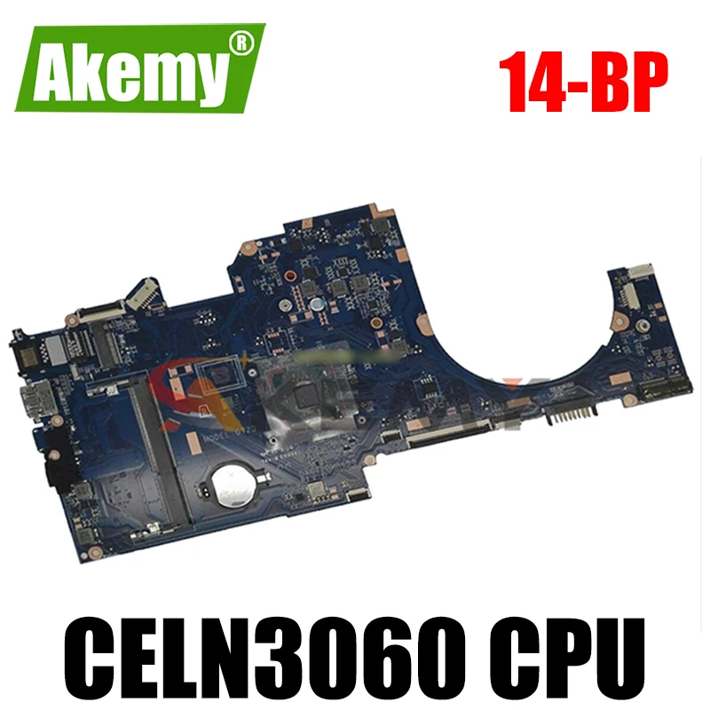 

Материнская плата Akemy 929565-601 G72D DAG72DMB6D0 для ноутбука HP 14-BP 14-bp038TX, ноутбук ПК CelN3060, полностью протестирована