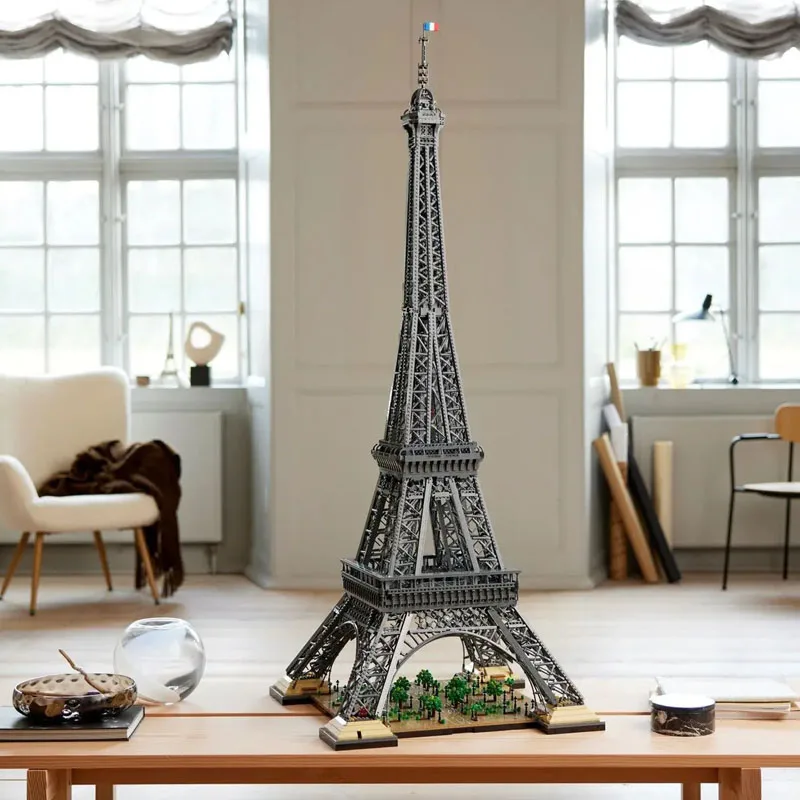 

NEW ICONS 10307 Eiffel Tower 150CM Architecture City Model Building Set Blocks Bricks Toys For Adults Children Gift 10001Pieces