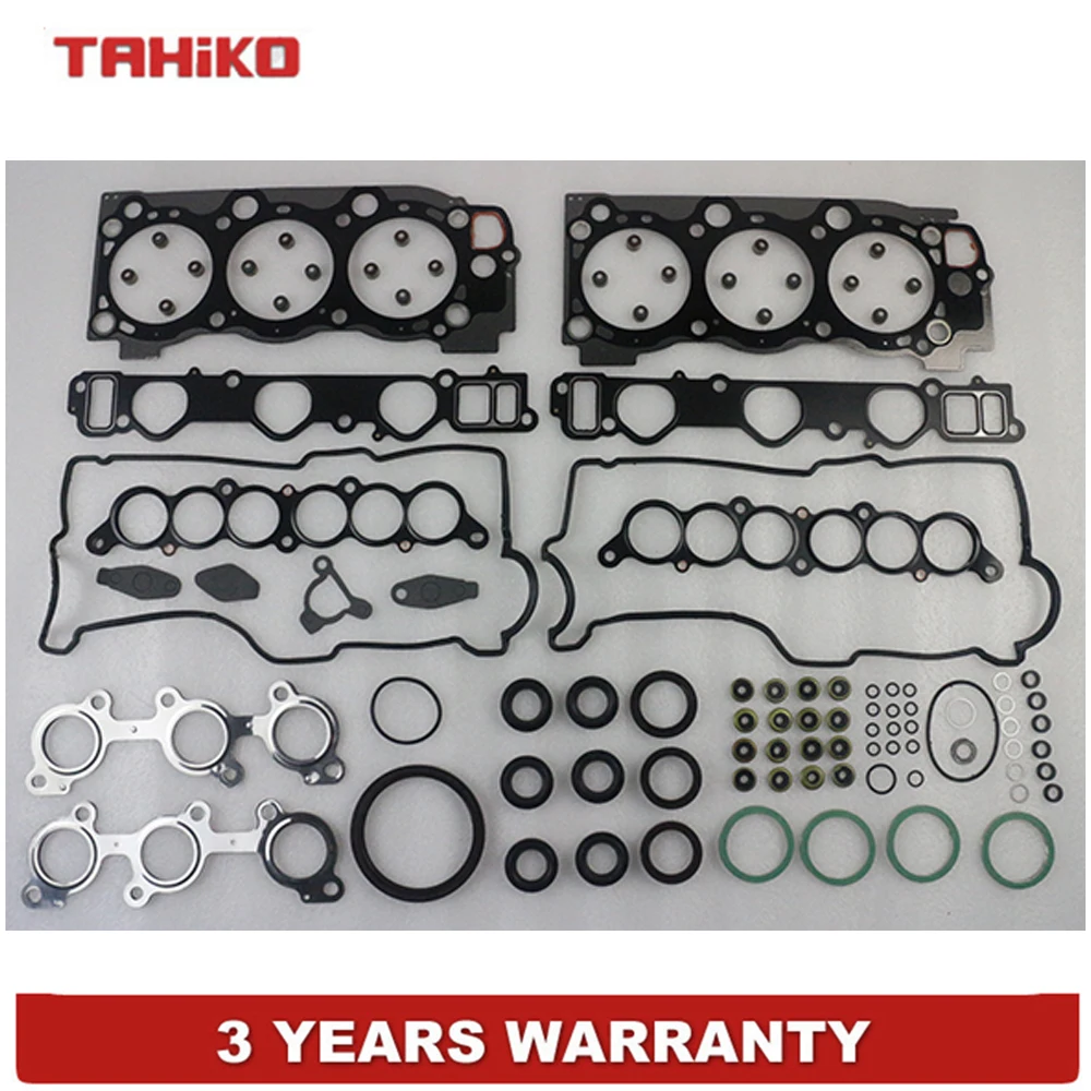 

Полный комплект прокладок для головки подходит для 95-04 Toyota 4runner Tacoma Tundra T100 3,4 5vzfe