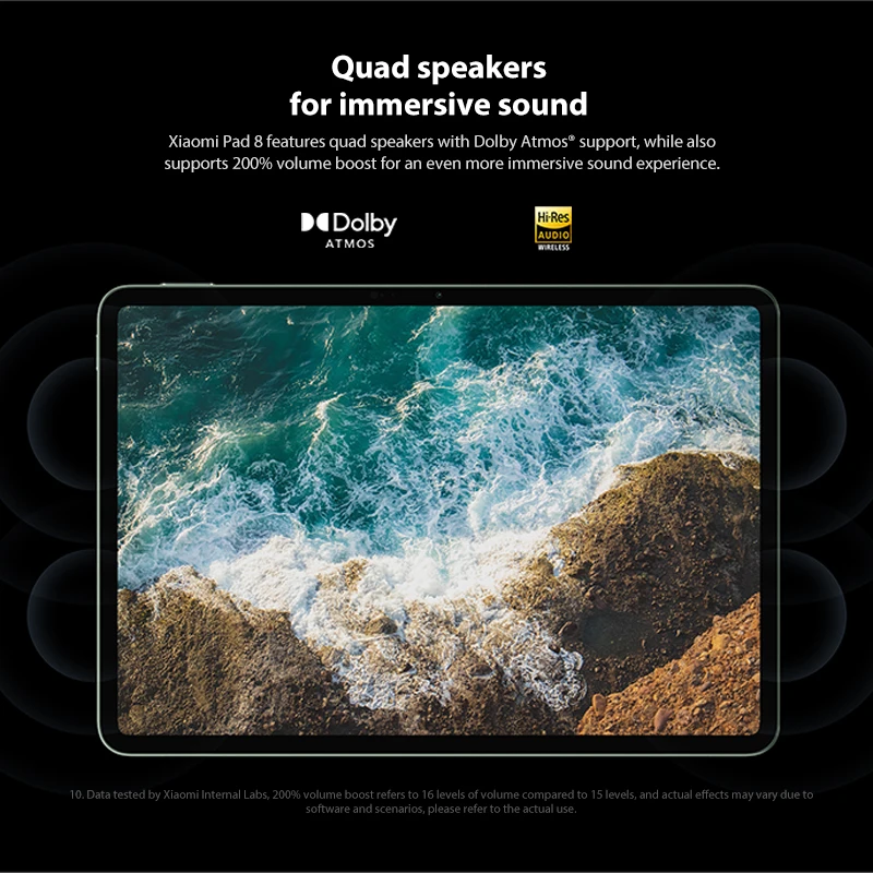 Xiaomi Pad 8 11.2-дюймовый, глобальная версия, Snapdragon ®   Чип 8-го поколения, аккумулятор 9200 мАч, Xiaomi HyperOS 3, дисплей с разрешением 3.2K (art.: 3920d93226652) - 3920d93226652