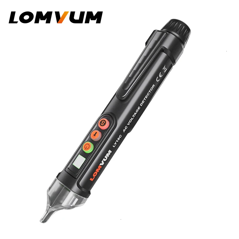

LOMVUM AC Voltage Electric Compact Pen Current Testing Pencil Circuit Breaker Finder 12V/48V-1000V Voltage Sensitivity An log