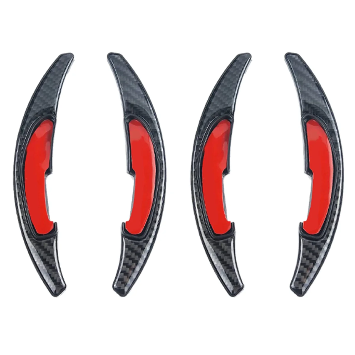 

4x Carbon Fiber Steering Wheel Paddle Shifter Gear Shift Shifter Extension for-BMW M Series M2 M3 M4 M5 M6 x 5M X6M