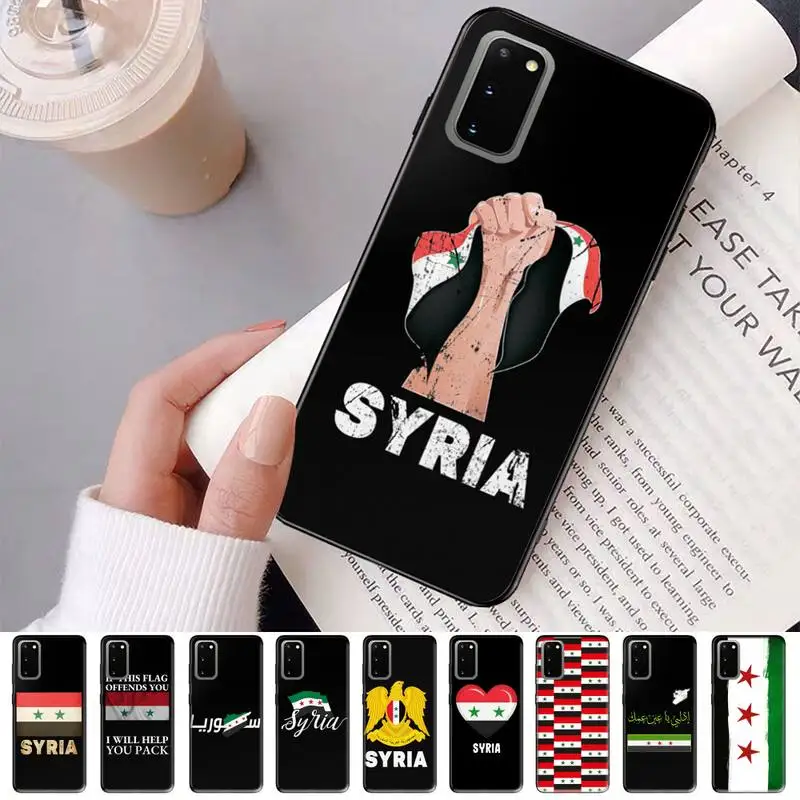 

Syria Flag Phone Case for Redmi 8 9 9A for Samsung J5 J6 Note9 for Huawei NOVA3E Mate20lite cover