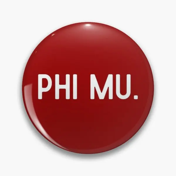 

Phi Mu Sorority, братство греческой жизни, мягкая булавка для пуговиц, забавная брошь, Женский мультяшный декор, подарок для любимой шляпы, воротника, булавки, ювелирные изделия