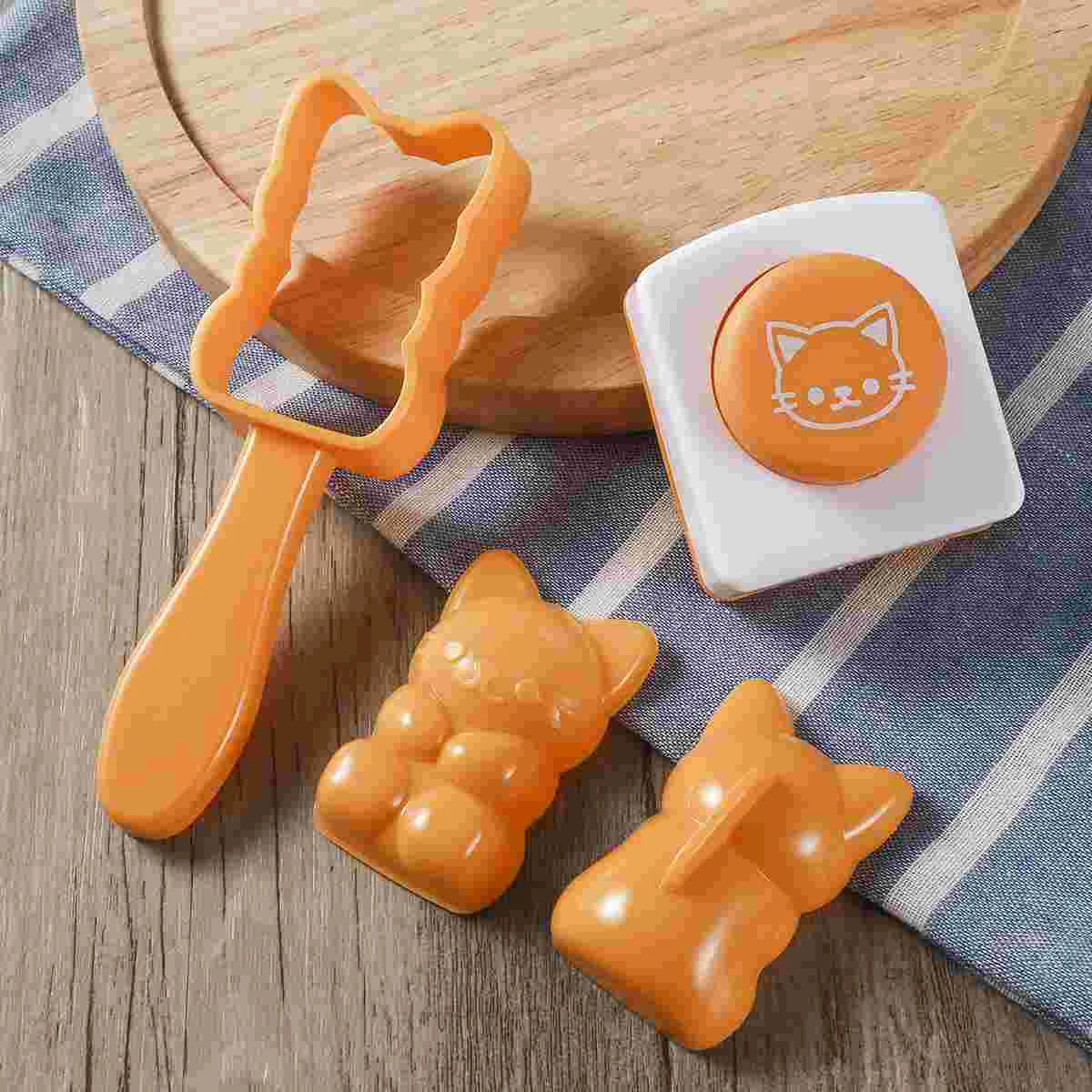 

Mold Maker Sushi Rice Kidsfor Set Press Onigiri Molds Small Musubi Cat Makers