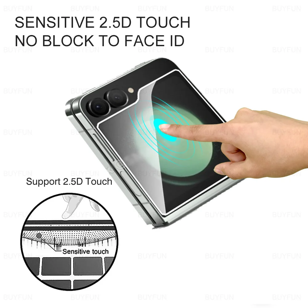 Защитное закаленное стекло для Samsung Galaxy Z Flip6 5G защитная пленка экрана Flip 6 ZFlip6