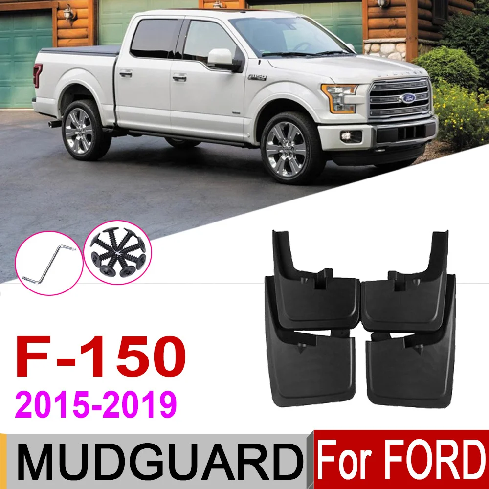 

Car Mudflap For Ford Raptor F150 F-150 F 150 2019~2015 Fender Mud Guard Flap Splash Flaps Mudguards Accessories 2018 2017 2016