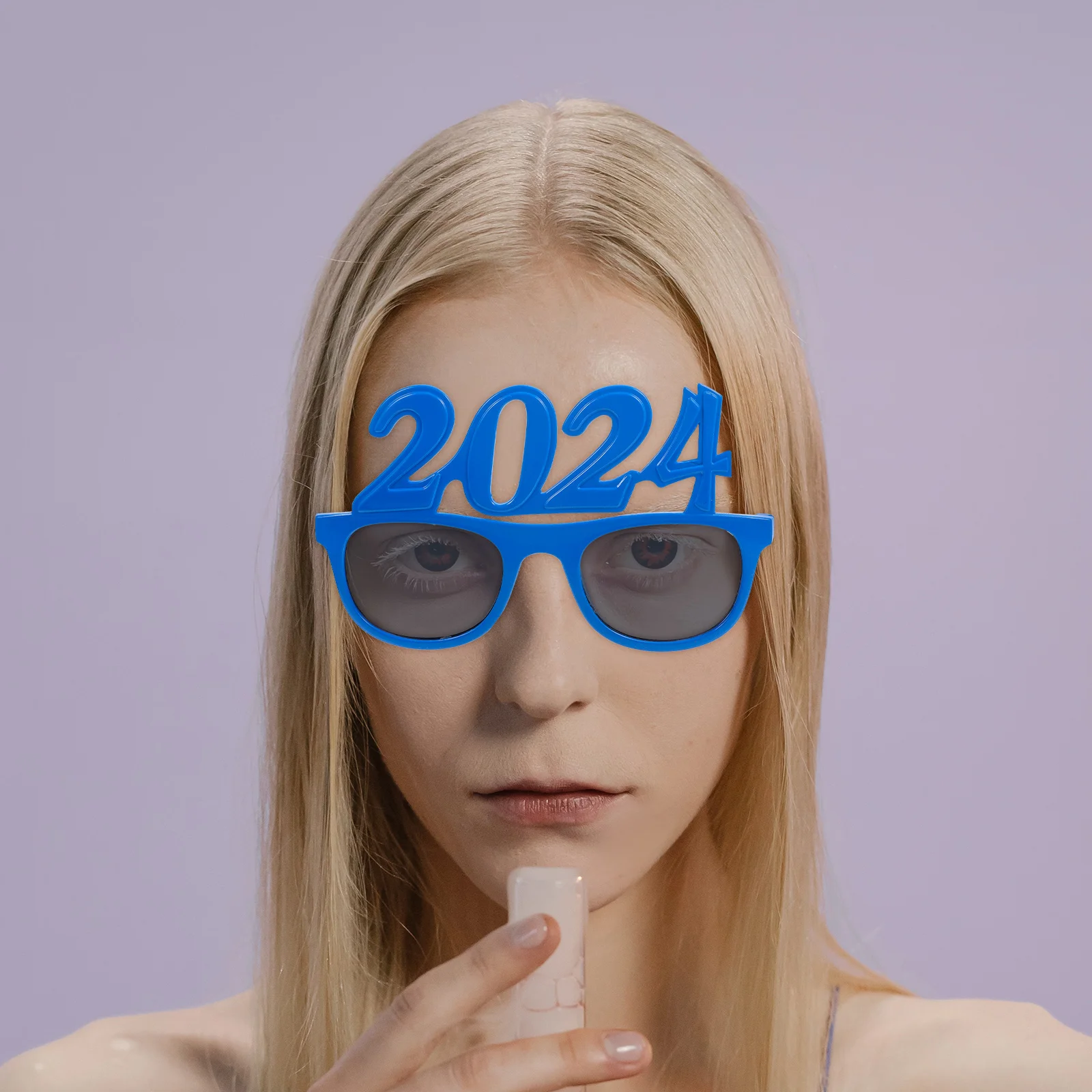 

2024 пластиковые очки, очки, фотобудка, реквизит 2024, украшение для нового года