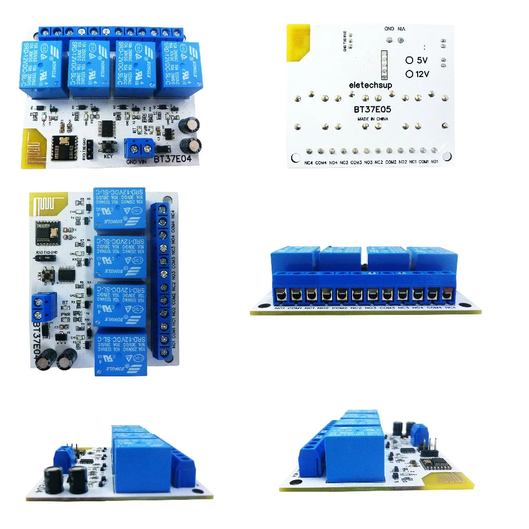 4 канала DC 5 В/12 в IOS Android Bluetooth BLE реле 2 4G RF дистанционное управление модуль IOT