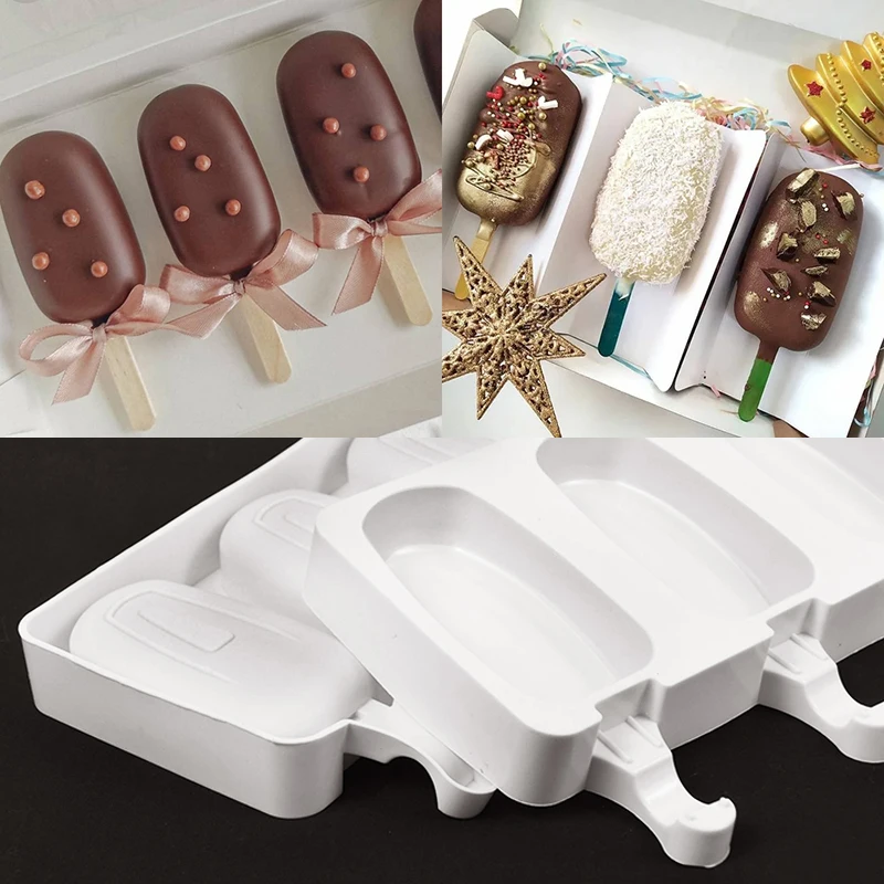 

Silicone Ice Cream Molds Summer Party DIY Unicorn Chocolate Dessert Popsicle Mold Tray Ice Cube Maker Homemade Tools
