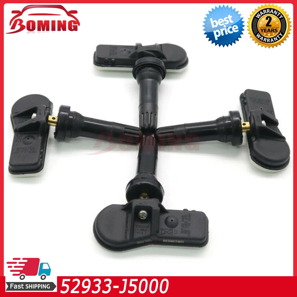 Система контроля давления в шинах 52933-J5000, 433 МГц, TPMS для Genesis G70, Kia Stinger GT GT1 GT2 2.0L 2017-2021