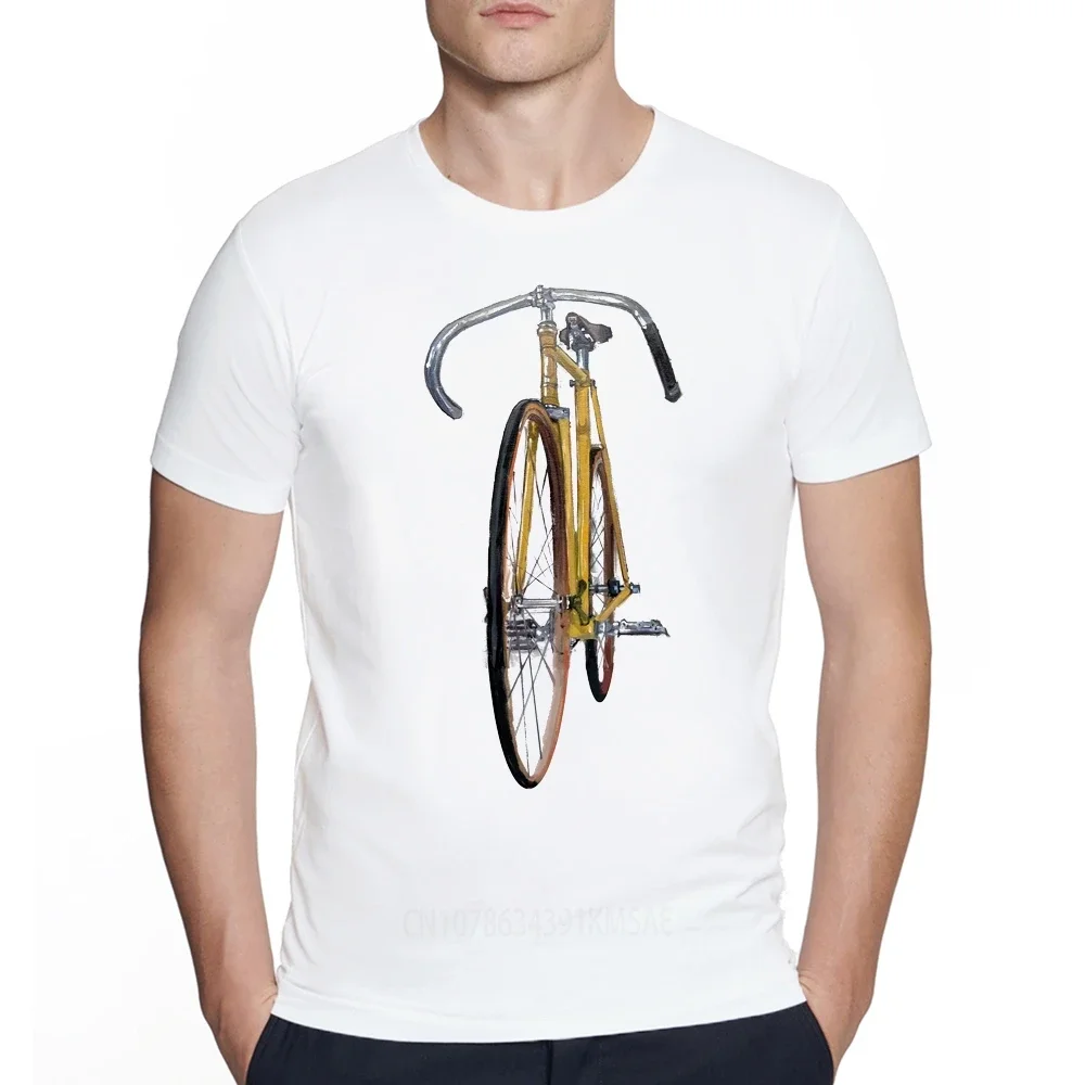 Летняя креативная футболка Vagarytees с рисунком велосипеда Винтажная графическим